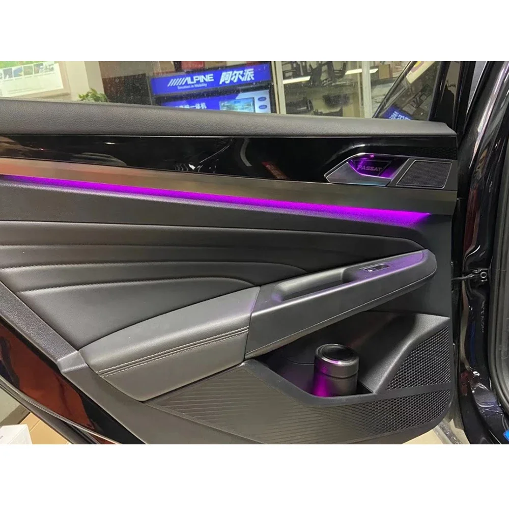 Ambient light for vw Magotan upgrade Door LED source Mul-ti color breathing mode Atmosphere light For VW-Passat B8 2017-2021