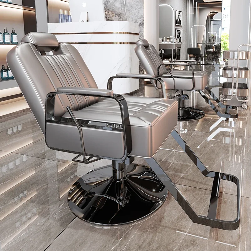 Swivel Barber Chair Barbershop Beauty Stylist Pedicure Chair Hairdressing Recliner Cadeira Barbeiro Hairdressing Furniture