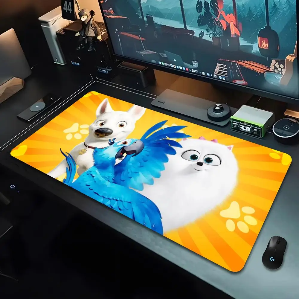 The Secret Life of Pets Mouse Pad Cartoon Lockedge Large Gaming Pad Computer Gamer Keyboard Mat Desk Mousepad for PC Desk Pad