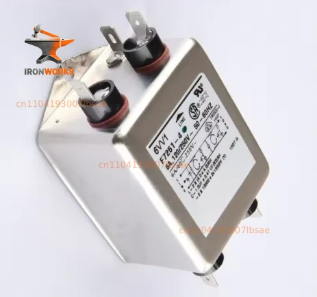 VDE UL CSA Anti Electromagnetic Interference EMI IEC Filter for 6VV1 6A Treadmill