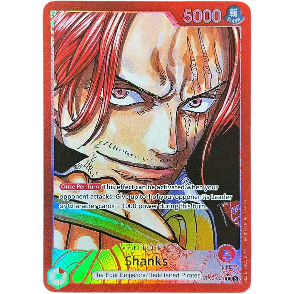 One piece Leader Game Cards OP09 OP10 Caesar Clown Eustass Captain Kid Nico Robin Luffy Sugar Marshall.D.Teach Law Smoker Shanks view 6