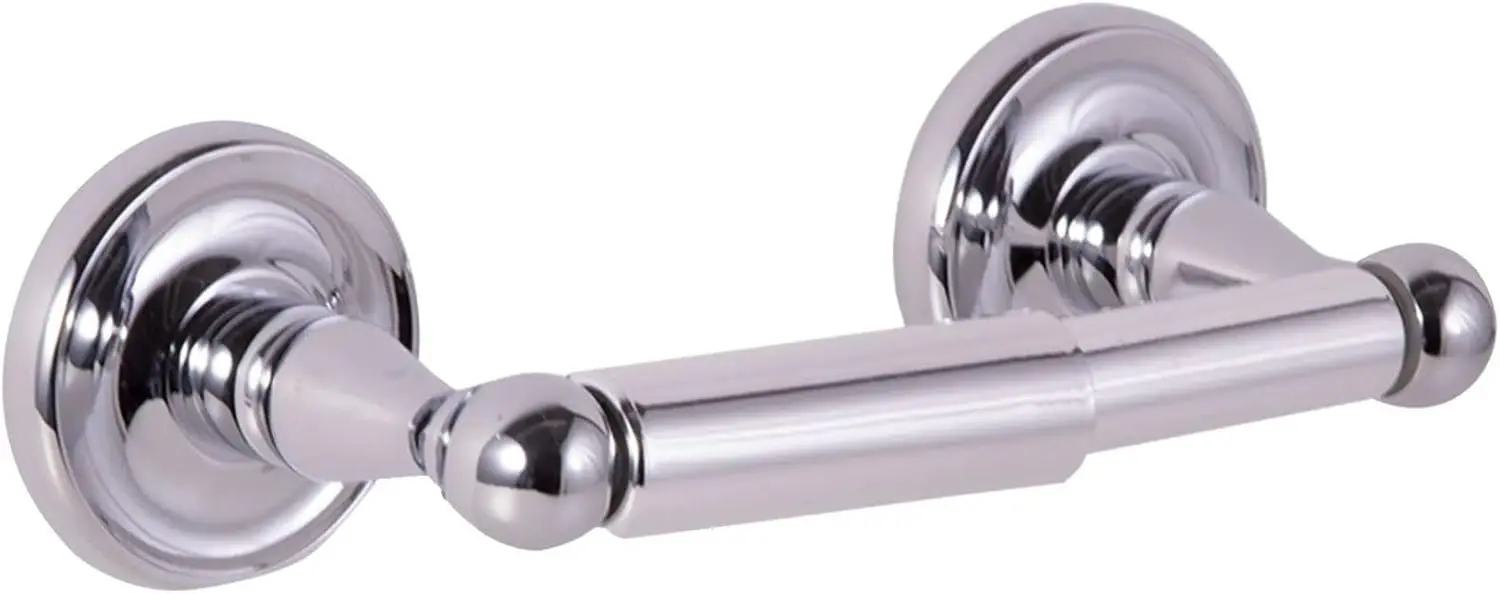 Design House 558395 San Martin Transitional Toilet Paper Holder for Bathroom Polished Chrome