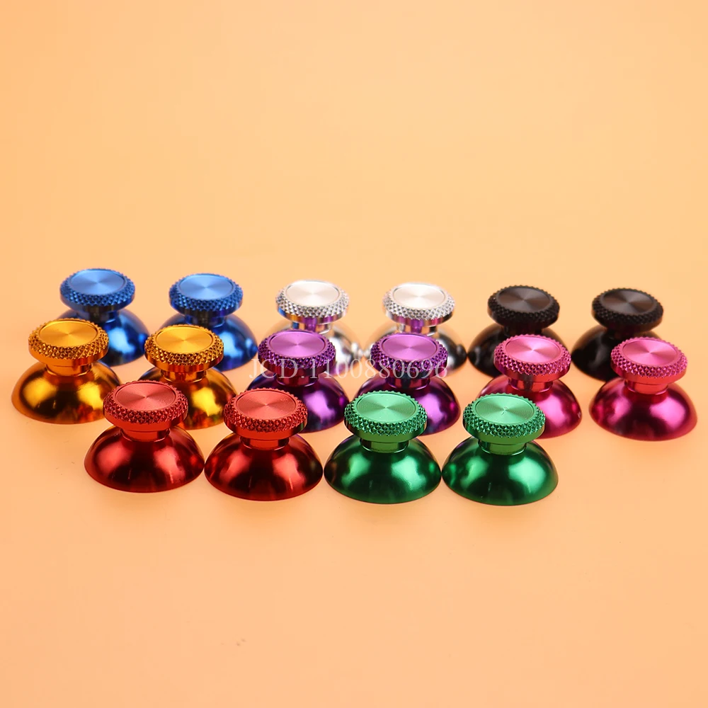 2pcs Aluminum Metal Analog Joystick thumb Stick Grip Cap For PS5 Controller Gamepad Rocker Caps Thumbstick Accessories