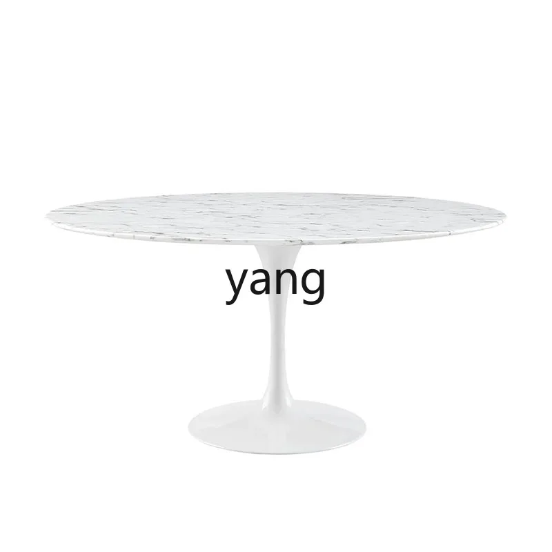 Lzr Negotiation Marble Rock Slab Balcony Outdoor Tulip Oval Table