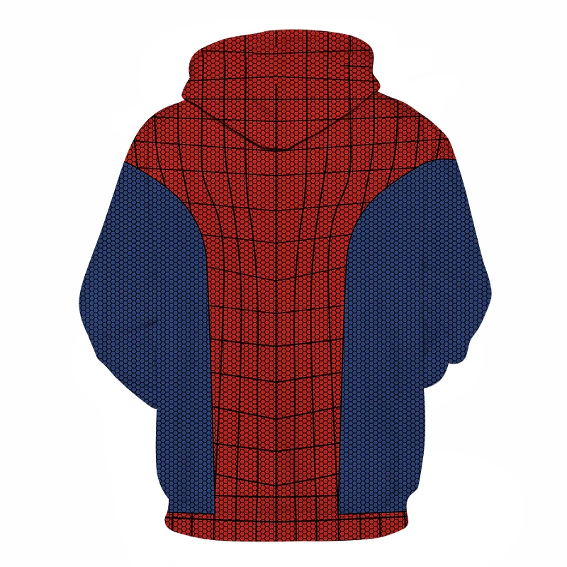 Miniso Super Hero Spider-Man 3D Hoodies Men Women Fashion Casual Jacket Child Sweatshirts Boy Girl Streetwear 3D Pullover