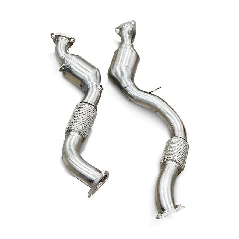 Pertains to Porsche Cayenne 957 3.6/4.8T 2006-2010 Exhaust Downpipe Automotive Exhaust Modification Fittings,Increased power