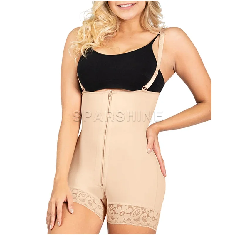 Women Sexy Open Bust Shoulder Strap Shape Butt Lifter Shapewear Postpartum Waist Trainer Tummy Control Underwear