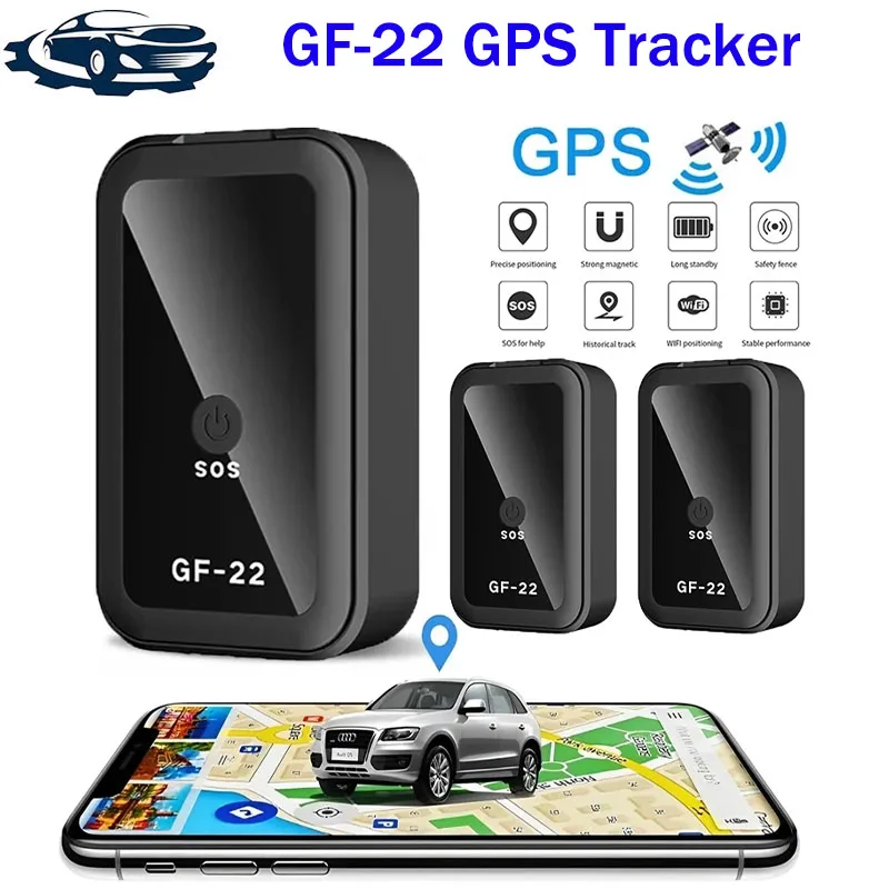 GF-22 GPS Tracker Device Real Time Car Tracker Voice Control Mini Precise Positioning Auto Scanner