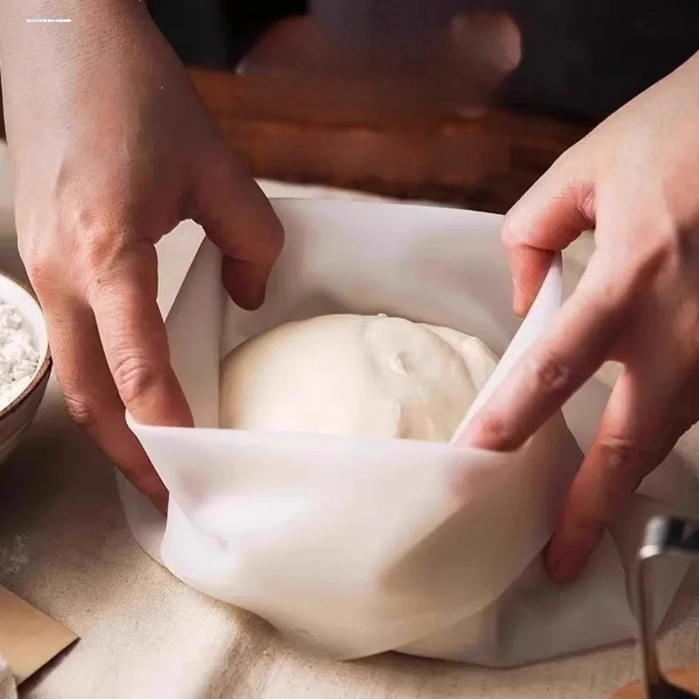 Food-Grade Silicone Dough Kneading Bag Silicone Kneading Dough Bag Flour Mixer Bag Versatile Dough Mixer For Bread Pastry Pizza