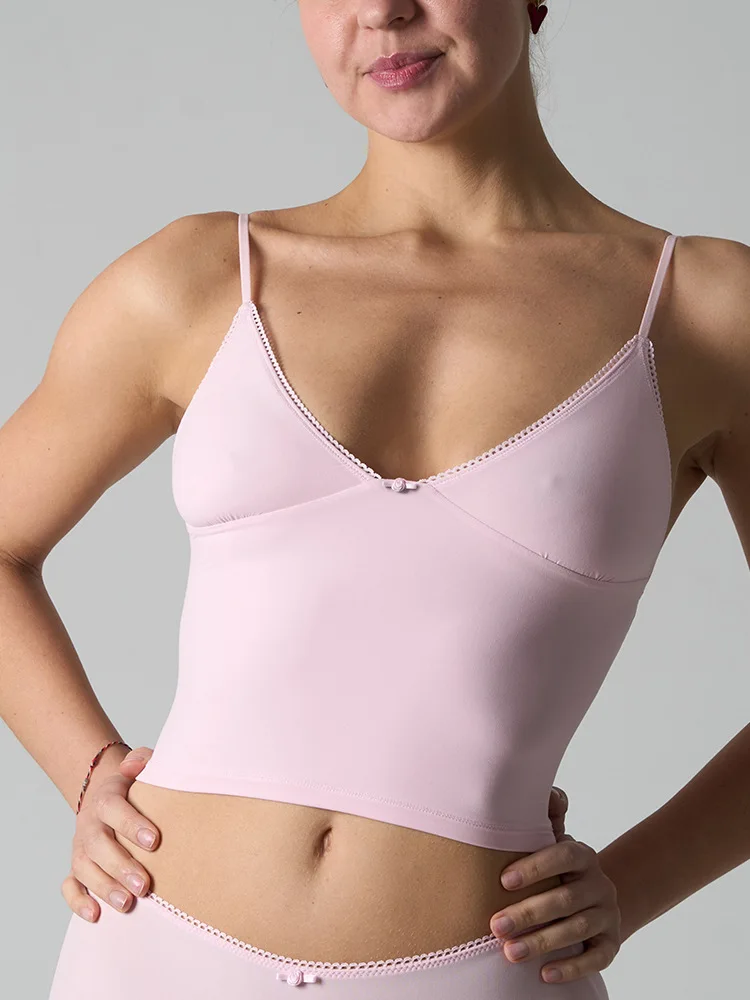 Sexy Lace Trim Bandeau Slim Fit Beautiful Back Elastic Ultra Thin No Chest Pad Vest Underwear Thin Elastic Lace Bandeau Vest