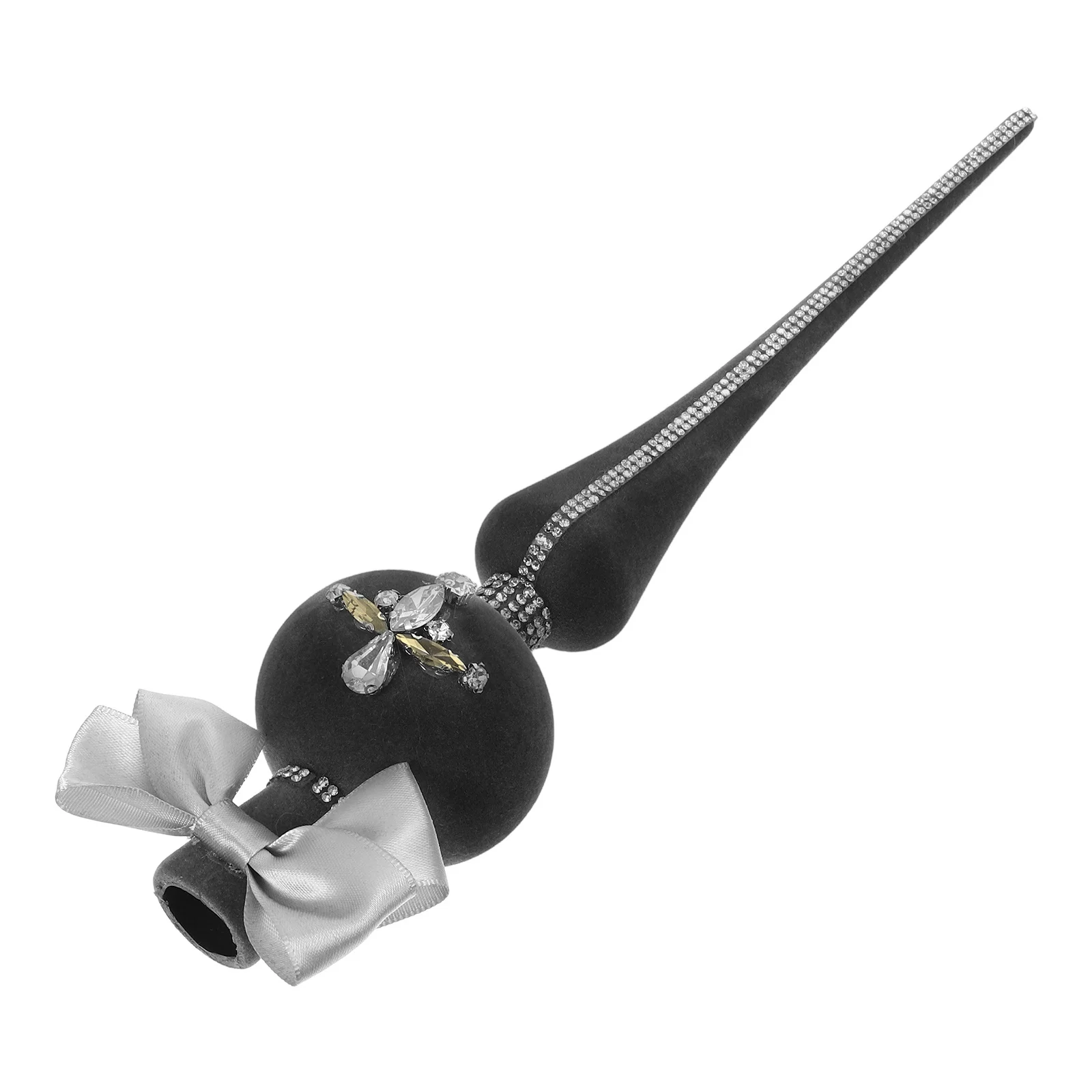 شجرة عيد الميلاد توبر توافدوا القرع يدويا كروية عيد الميلاد نهائي رمادي ديكور موسمي لقضاء عطلة شجرة الديكور الاستخدام الداخلي #6