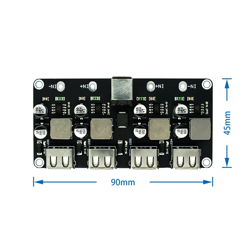 USB QC3.0 QC2.0 USB DC-DC Buck Converter Charging Step Down Module 6-32V 9V 12V 24V to Fast Quick Charger Circuit Board 5V