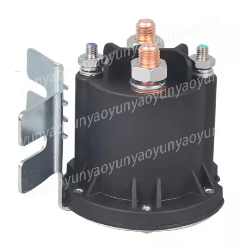 

Контактор постоянного тока 24В для гидравлического насоса вилочного погрузчика, пусковое реле для гидроборта, мощный соленоид для электрического паллетного погрузчика