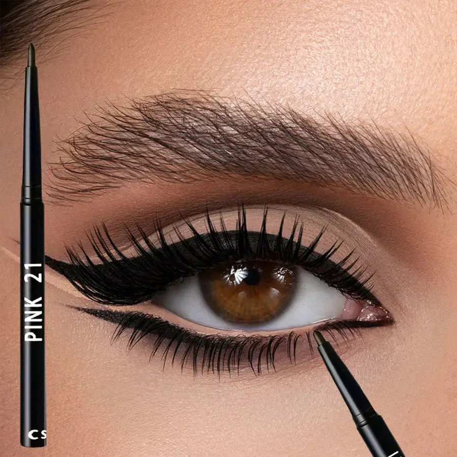 

3pcs Waterproof Black Eyeliner Pencils-Smudge-Proof Long-Lasting Gel Eye Liner Pen Beginner-Friendly Eye Makeup Beauty Cosmetics