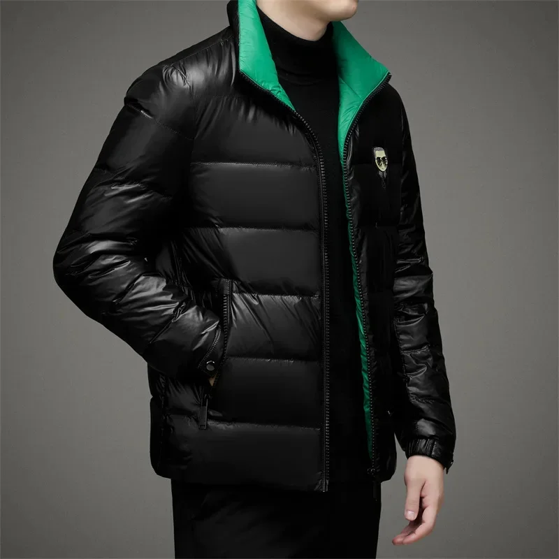 COZOK Short Down Jacket Designer Clothes Men Luxury Lightweight Padded Jackets Duck Male Padding Cold Warm Man Winter Coat