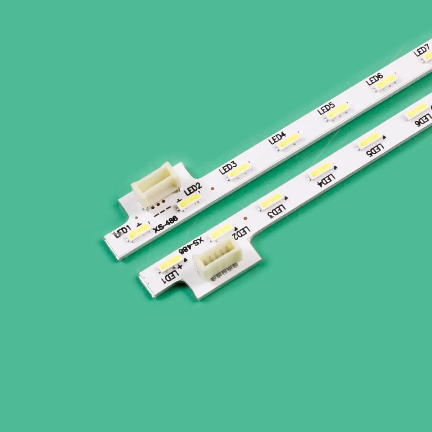 2 PCS/set LED backlight strip for KDL-49WD751 KDL-49WD752 73.49S02.D00-2-DX1 S490HF58 V0 96.49S02.001 STA490A34_Rev03_57LED_R L