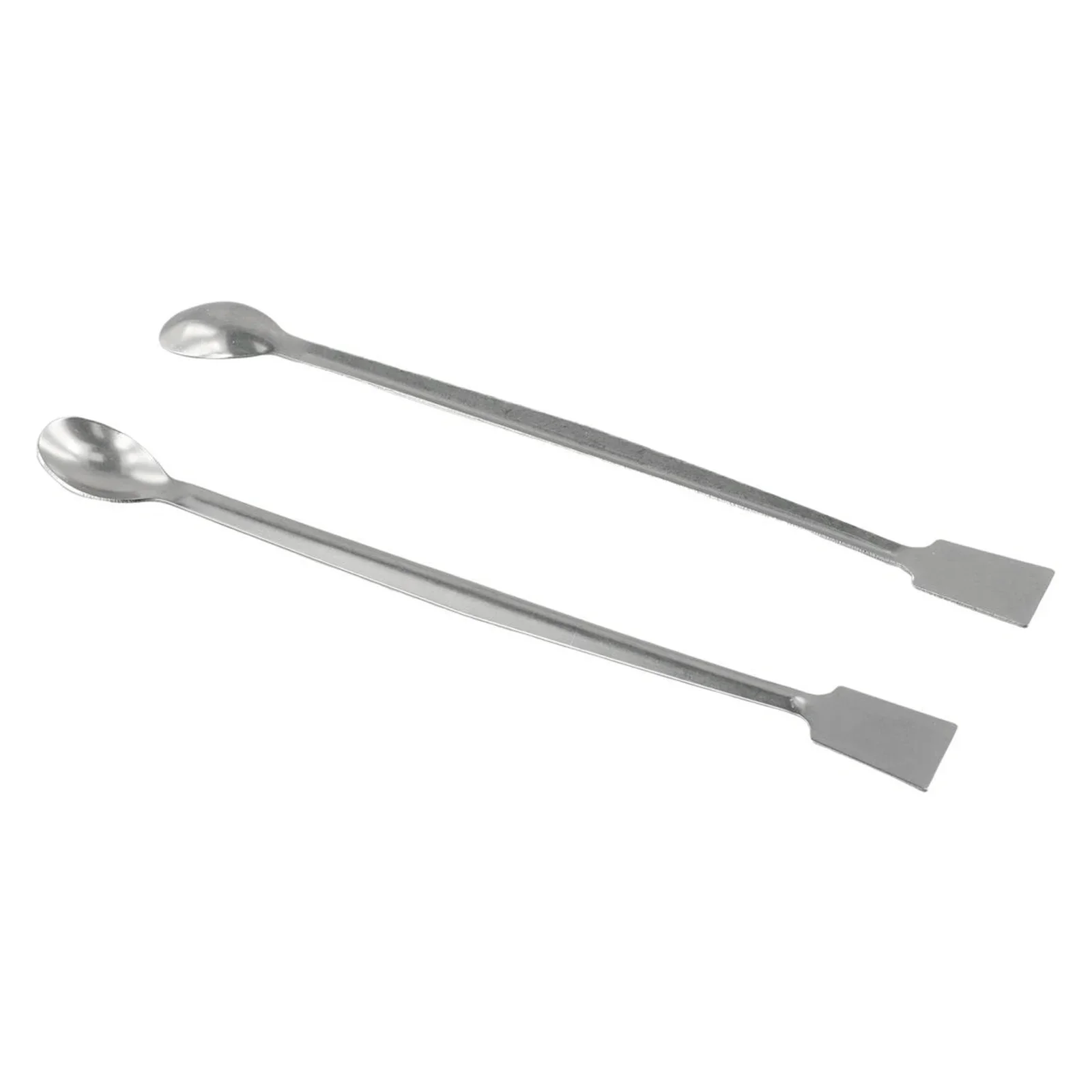 Double Ended Laboratory Spoon and Spatula Set for Precise Material Transfer in Health Beauty and Technical Services