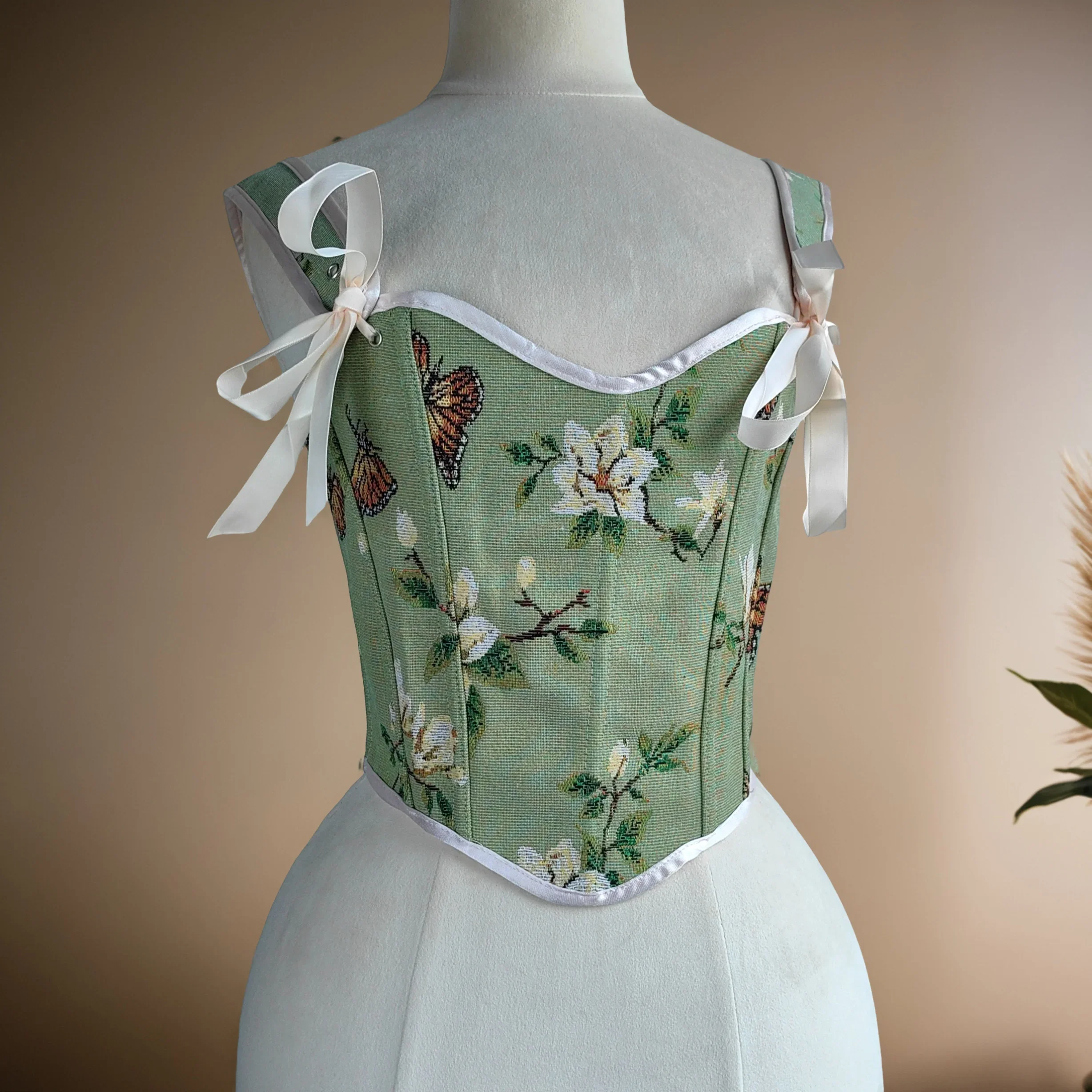 Women Lace Up Boned Corset Ves - Corset Top Boned 评论和价格