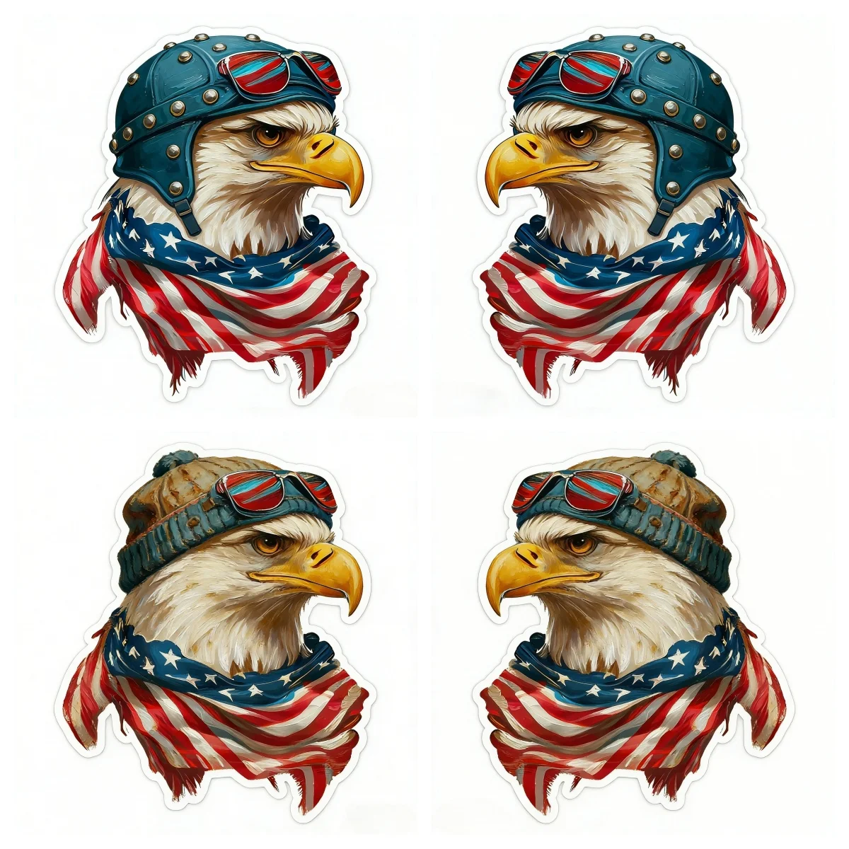 

Cool American Eagle Car Decal, USA Flag Eagle Sticker, Auto Exterior Accessories for Car Enthusiasts