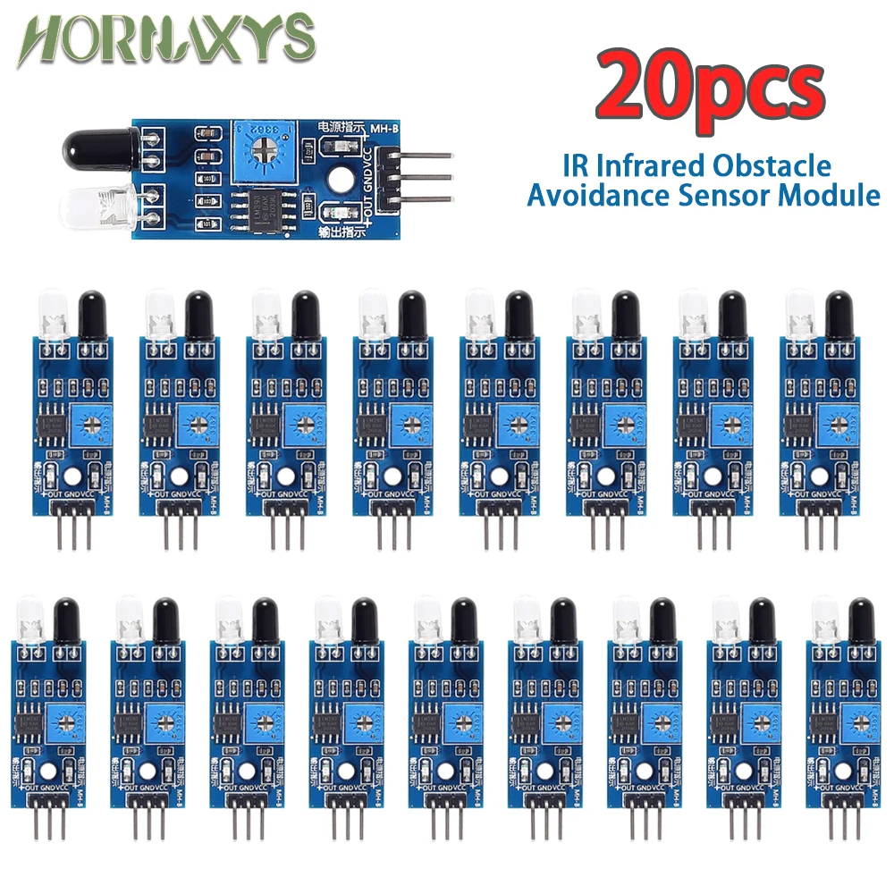 10/20 stücke IR Infrarot Hindernis Vermeidung Sensor Modul Für Arduino DIY Smart Auto Roboter 3-draht Reflektierende Photoelektrische neue