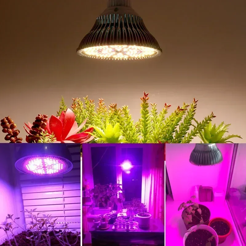 

E27 Full Spectrum LED Grow Light Bulb 250W LED Grow PhytoLamp For Hydroponics Vegetables Greenhouse Plant Flower Growth Lighting