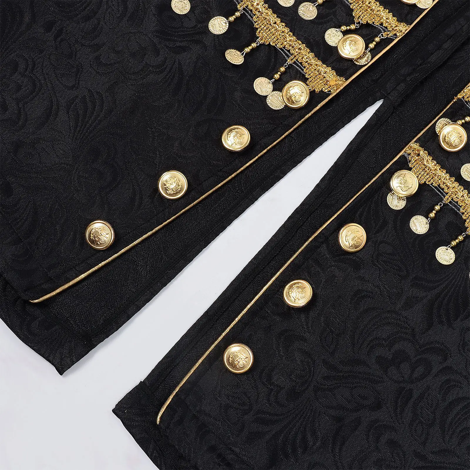 زي روك ستار التنكري للرجال، سترة برينس الملكية التاريخية، معطف روكوكو القوطي، معطف واق من المطر، زي الأداء