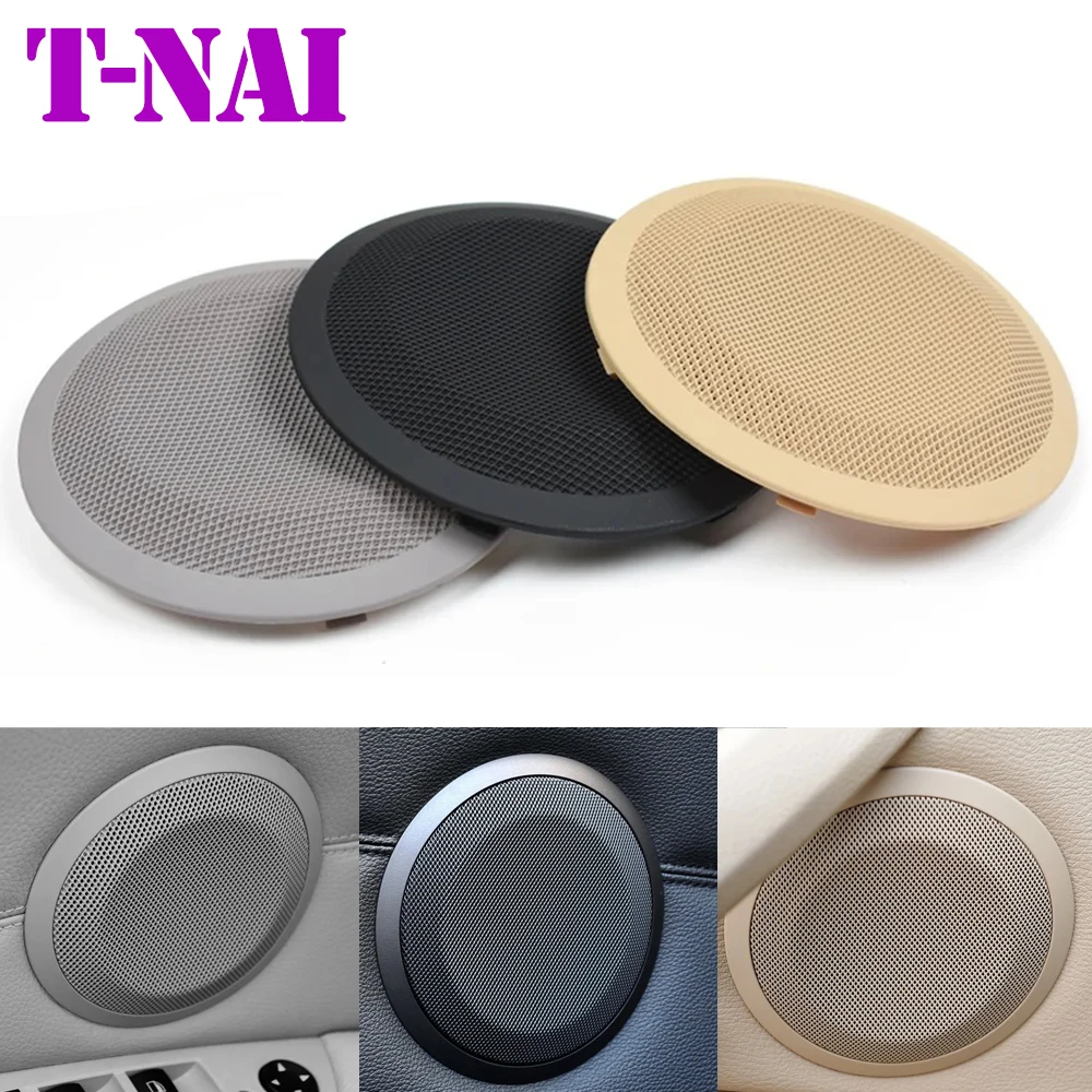 

E90 E91 E84 Beige/Black/Gray Interior Accessories Audio Speaker Cover Trim Door Loudspeaker Cover Trim For BMW 3 Series X1