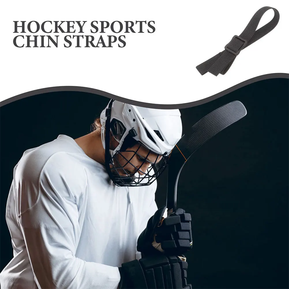 2 Buah Pengganti Tali Dagu Hoki Elastis Portabel Tahan Aus untuk Penggunaan Sehari-hari Olahraga Luar Ruangan Rugby