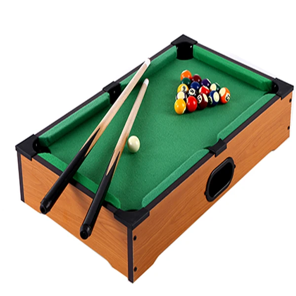 Mini Wooden Pool Table Billiards Board Indoor and Outdoor Game Set Toy for Young Snooker Enthusiasts Fun & Educational Game