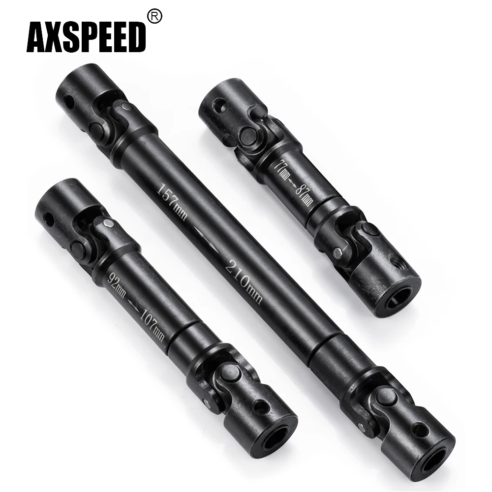 

AXSPEED стальной шарнир приводного вала трансмиссии для осевого SCX6 AXI05000 Wrangler AXI05001 Trail Honcho 1/6 RC Гусеничный автомобиль Запчасти