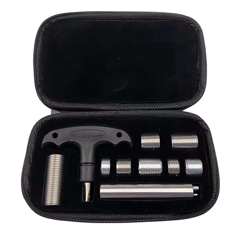 Pool Cue Weight Bolts Kit, 8 Weight Bolts & Tool With Detachable Handle & Lever,Portable Tool For Pool Billiard Cues