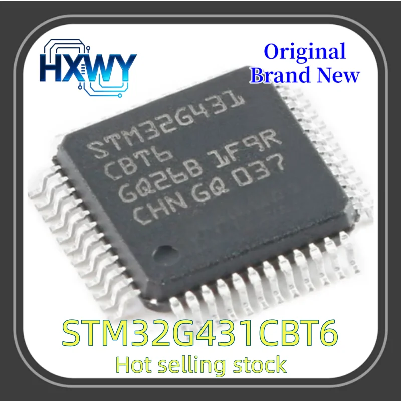 (2/10pieces) STM32G431CBT6 STM32G431CB LQFP-48 MCU New Electronic Parts Fast Delivery High Quality In Stock