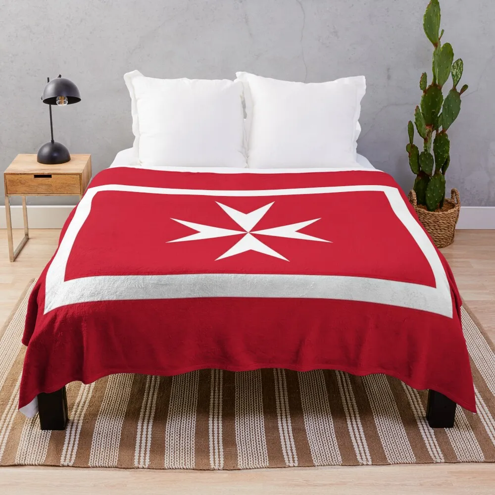 

Malta Civil Flag Stickers, Gifts and other Products Throw Blanket Flannel Fabric Baby Sofa Throw Blankets