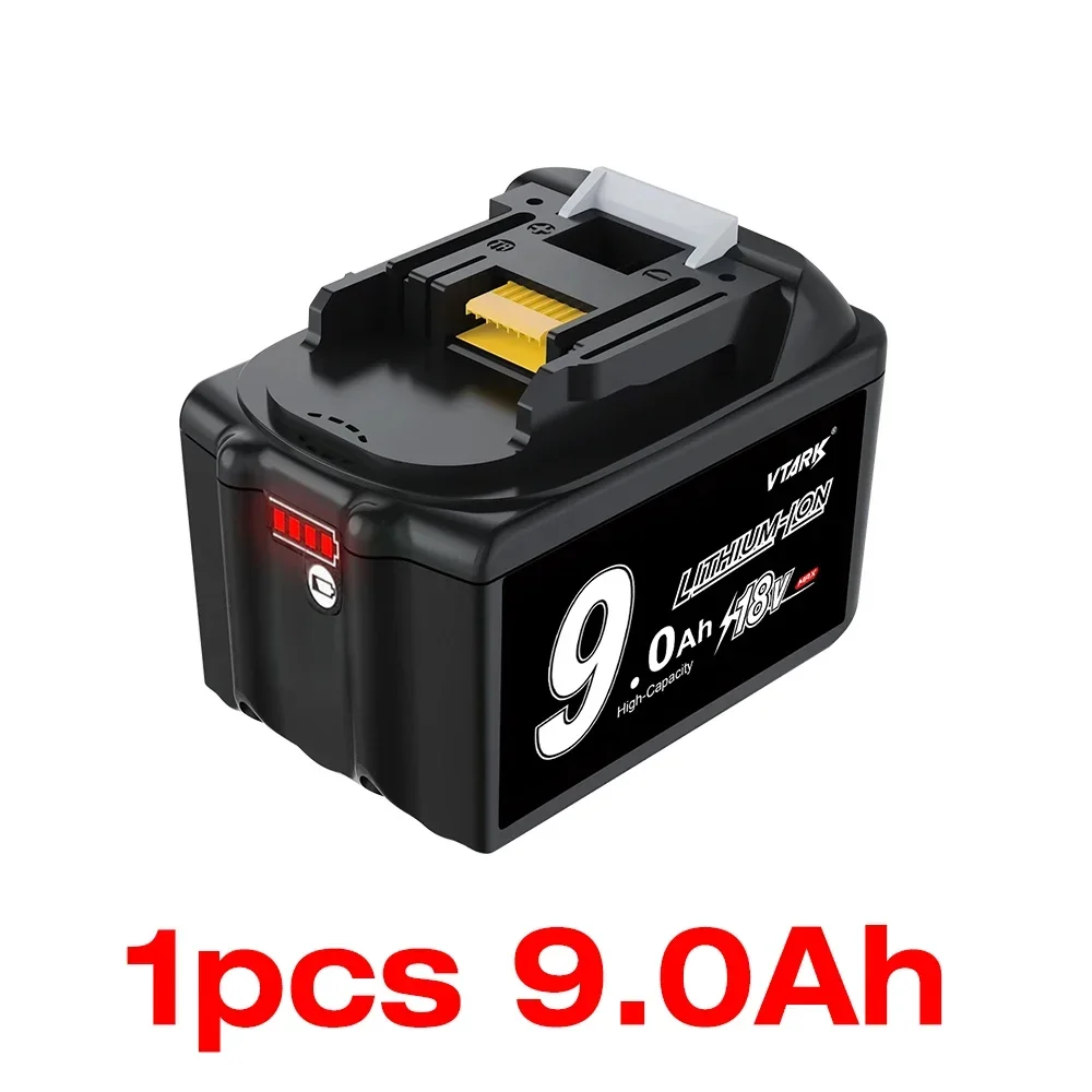 2024 Upgrade 18V 9000mAh Li-ion Battery For Makita Power Tools with LED Li-ion Replacement BL1860 1850 BL1830 BL1830B BL1860