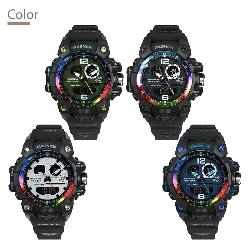 Multifunction Original Digital Watch Men Large Dial Waterproof Eletronic Sport Wristwatches Male Fashion Boy Analog Hand Clock