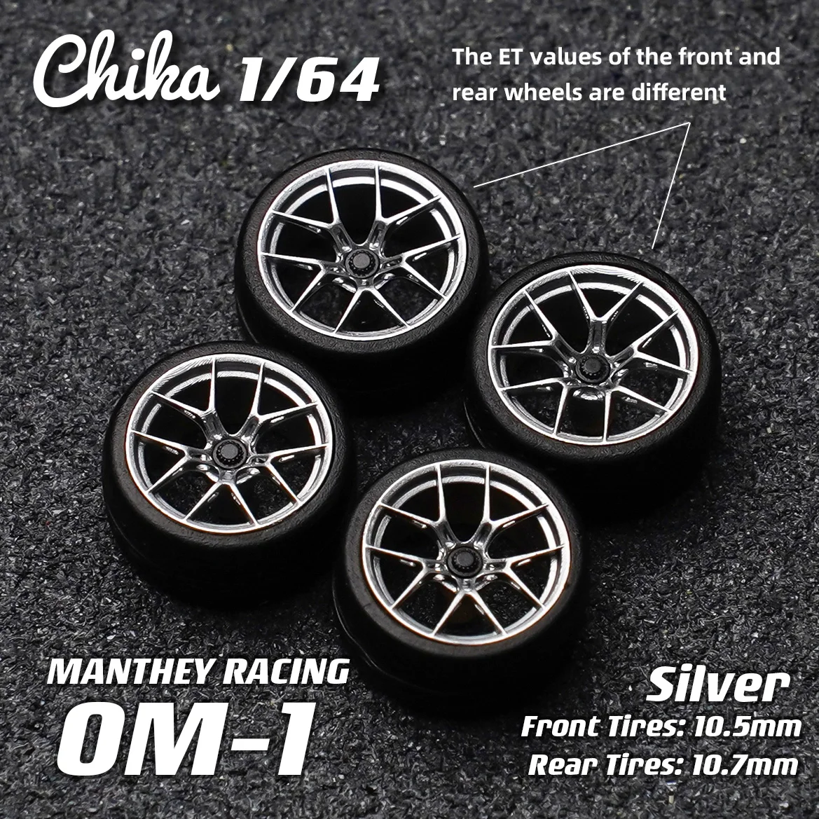 �y�Z�[�����z1/64 �`�J�E�}���e�B�[���[�V���O OM-1 10.5/10.7mm �X�^�e�B�b�N�z�C�[���n�u