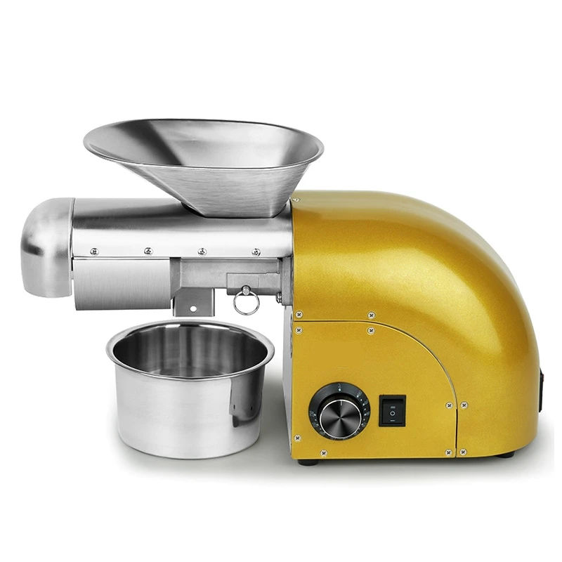 110/220v 50/60hz 6-9kg/h Soybean Coconut Small Mini Oil Extractor Expeller Oil Press Machine for Home Use