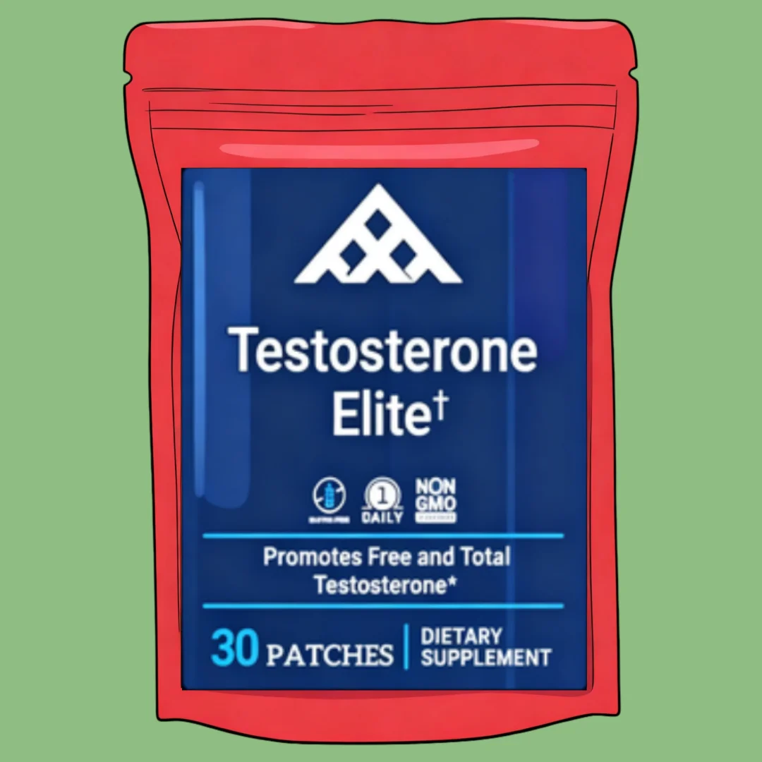 Life Extension Testosterone Booster For Men With Horny Goat Weed, Maca Root Transdermal Patches Energy Stamina 30 Patches
