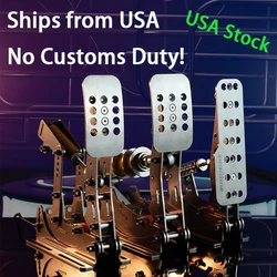 SIMJACK UT Pedals Sim Racing Pedals PC Racing Simulator Pressure Sensor Load Cell HE Hydraulic Pedal