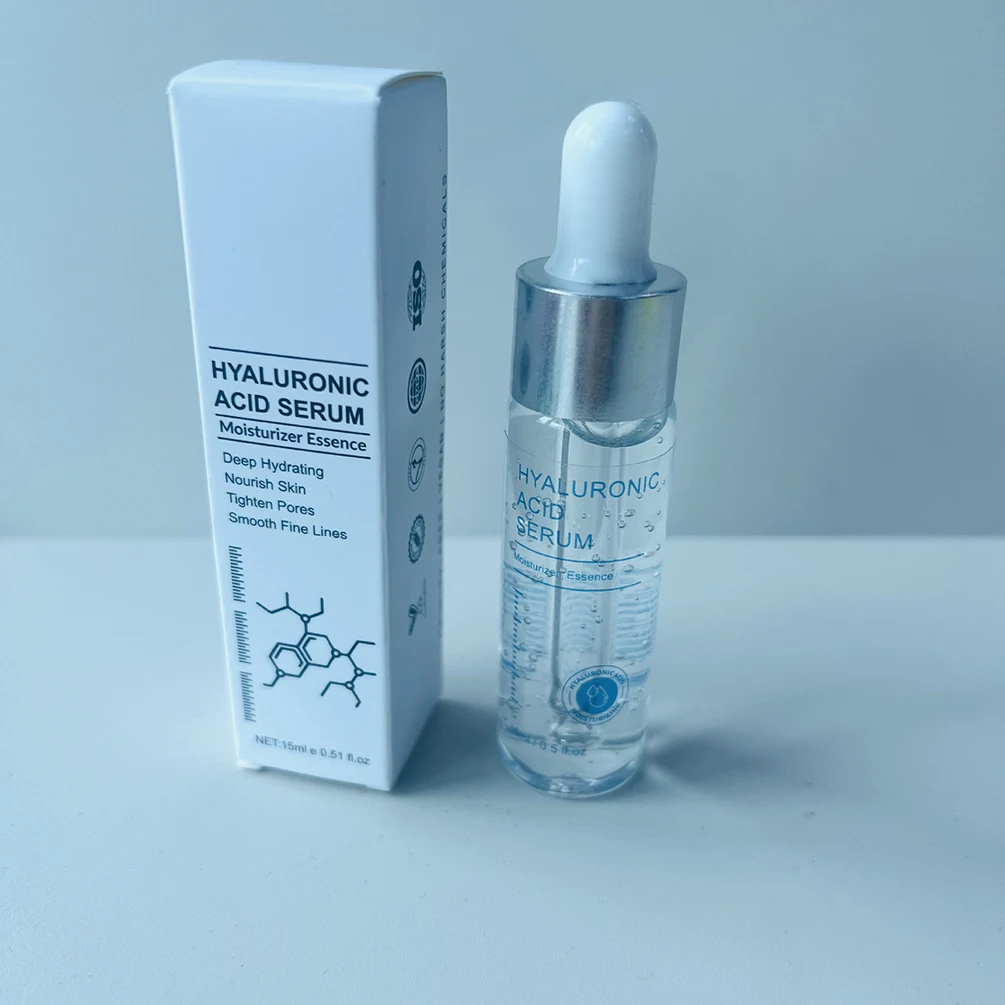 15ml CUSTOM BULK Hyaluronic Acid LIP Serum ฉลากส่วนตัวริมฝีปาก Essence Smooth Fine Lines บํารุงผิว Moisture แต่งหน้ามังสวิรัติ