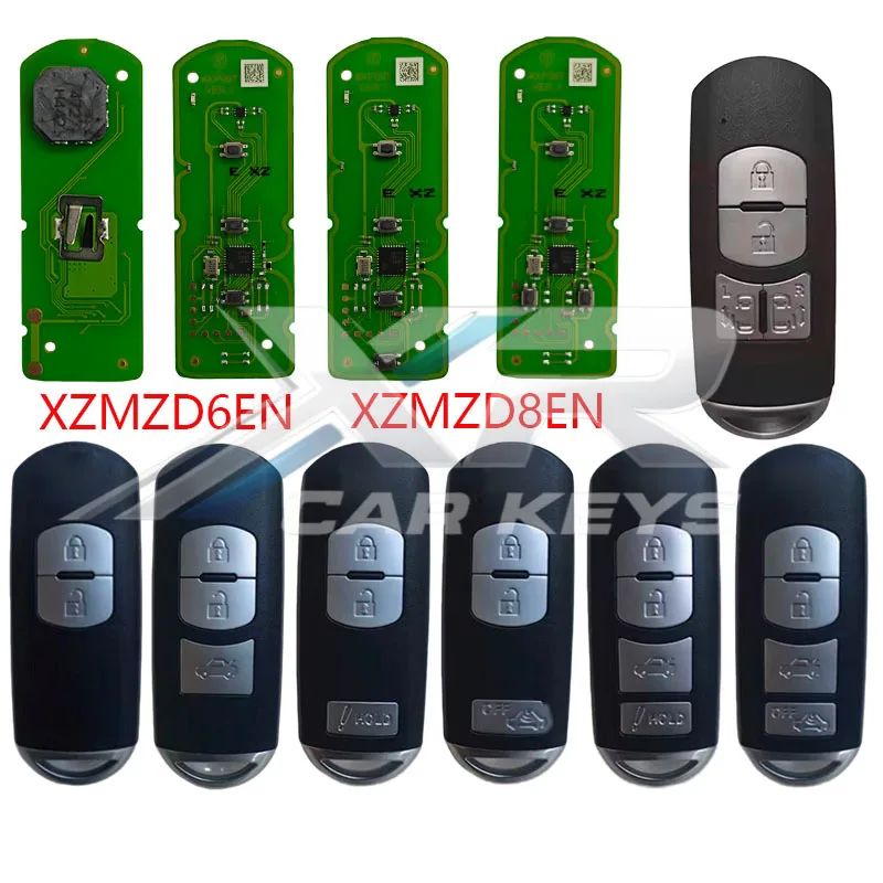 

XHORSE XZMZD6EN XZMZD8EN Smart Car Key Fob Remote Smart Key With Shell for Mazda 3 5 6 8 Axela Atenza M3 M6 CX3 CX5 CX7 CX9 MX5