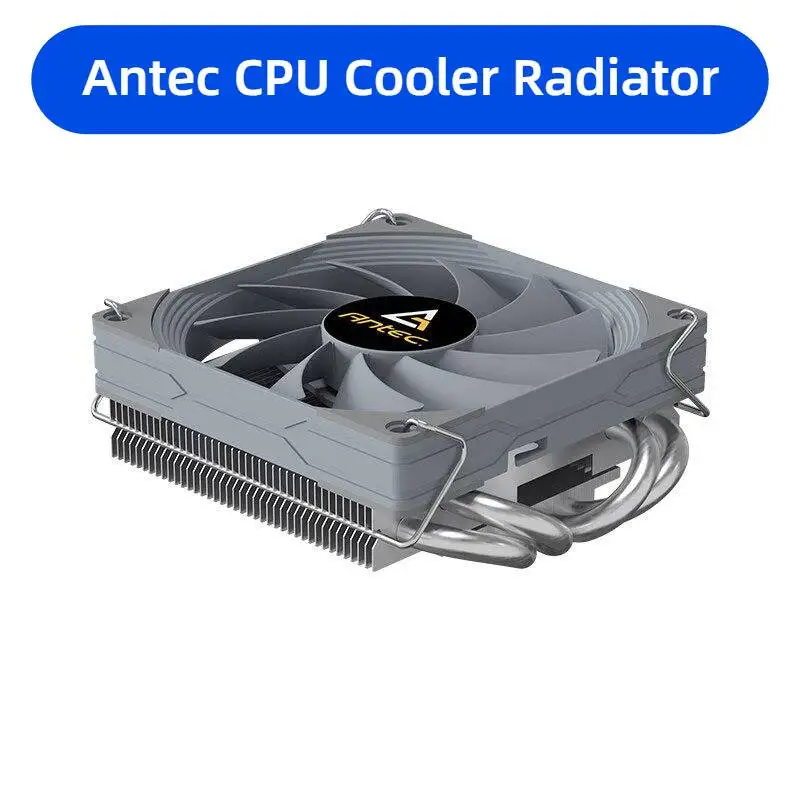 

Antec A37 A45 Radiator CPU Cooler ITX Low Profile 92mm PWM fan 130W-TDP For Intel/AMD 12.8W/m.K Paste,I5-12400F/Ryzen-7500F