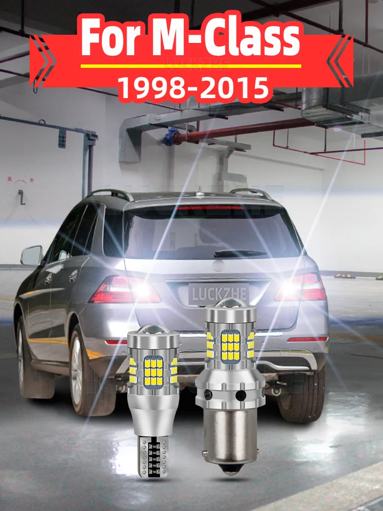 2x Światło cofania LED do Mercedes Benz M Class W163 W164 W166 Akcesoria 1998-2015 2010 2011 2012 2013 2014 Światło cofania — zdjęcie 2