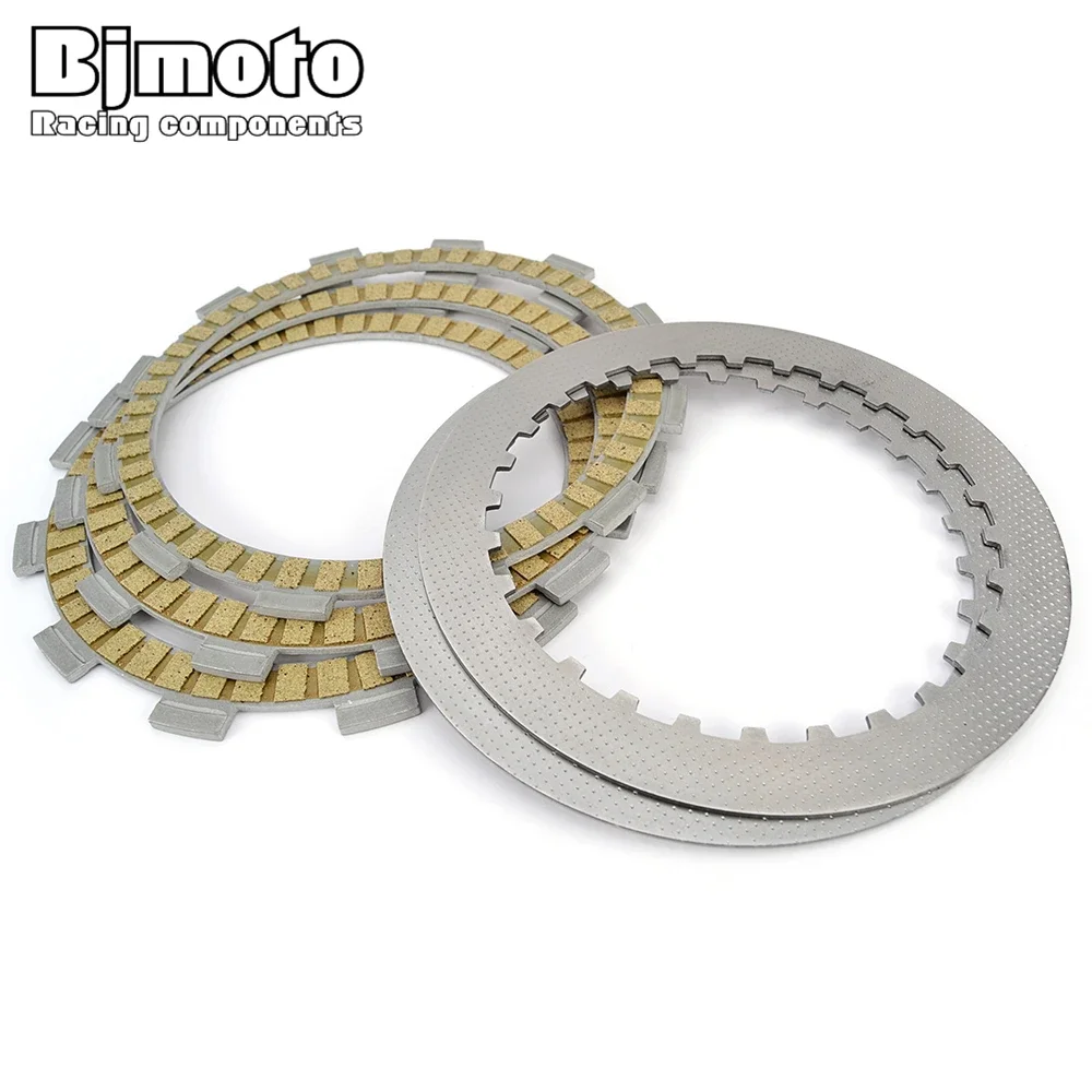 Motorcycle Clutch Friction Plates For Suzuki VL125 Intruder LC 2000-2008 21440-19F00 21451-14A00 21441-37400 21441-37440