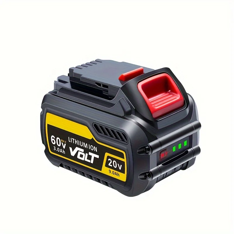 DCB609 60V/20V Replace For DEWALT Battery 12.0AH Compatible With DeWalt 20V/60V Power Tools, Replace For Dewalt 20V/60V Battery