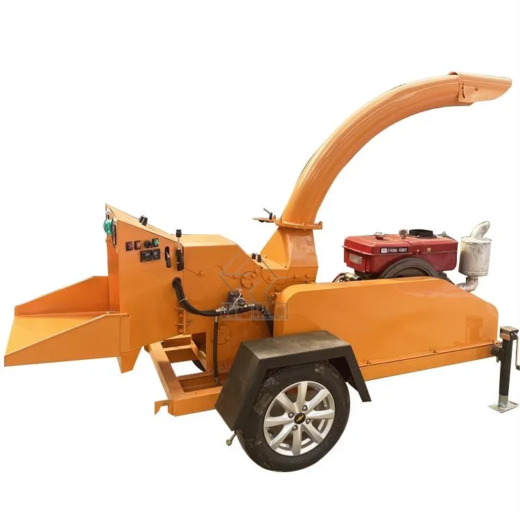 Gear Type Wood Shredder 220V Forestry Machinery, Branch Leaf Straw Chipper for Wood Chip Shredding with Bearings