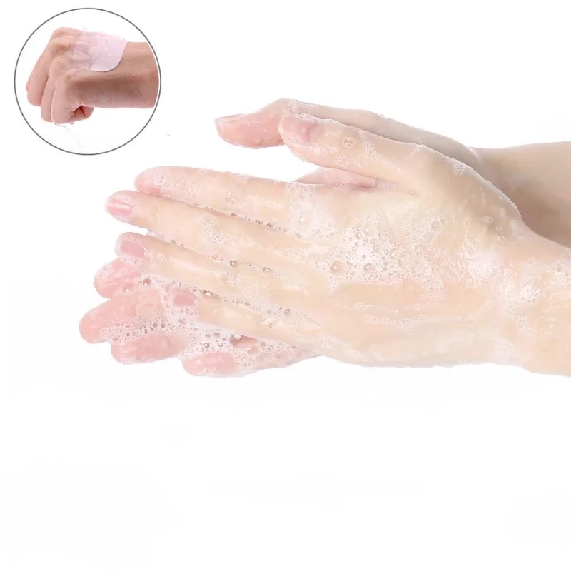 Mini feuilles de poulet de Regina pour voyager, lavage des mains, feuilles de tranches parfumées, livres de bain, fournitures