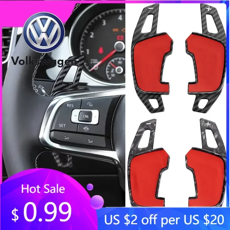 Palanca de Cambios para Volante de Coche Volkswagen VW, Compatible con Volkswagen VW GOLF GTI R GTD GTE MK7 7 POLO GTI Scirocco, Novedad 2026