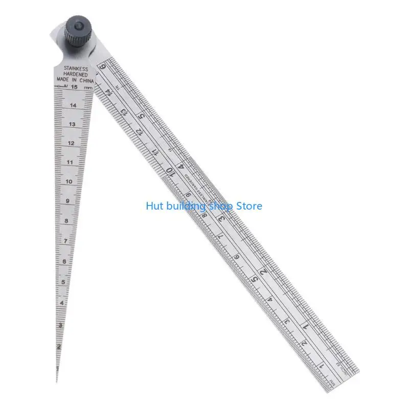 

T21C Metric Taper Gauge Aperture Scale Feeler Ruler For Drill Measurement