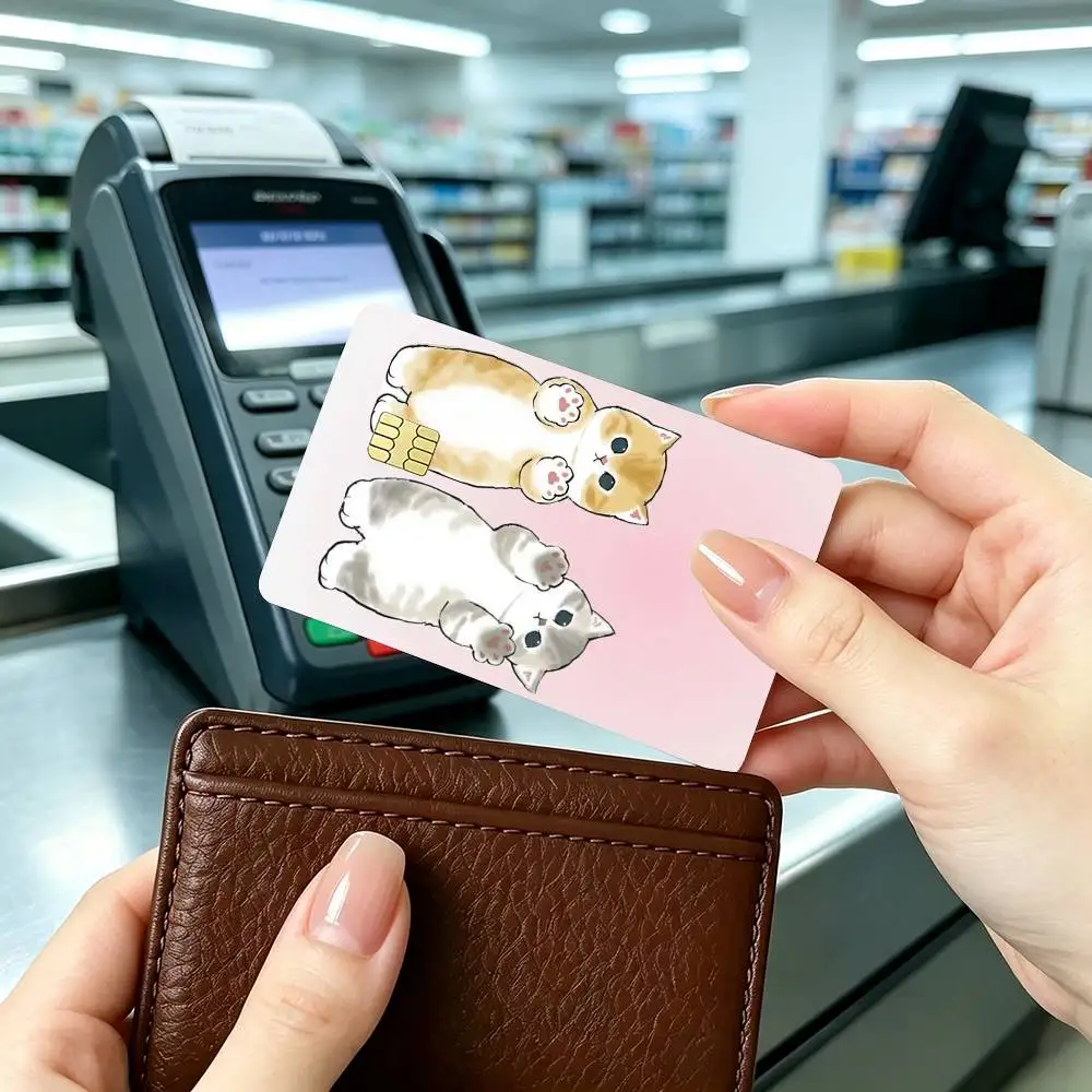 Cute Cartoon M-Mofusands  Credit Card HD Stickers Game Card Decal Small Chip Waterproof Sticker Gift